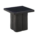 ravine black side table   