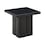 ravine black side table   