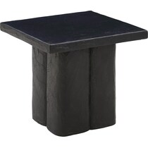 ravine black side table   