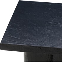 ravine black side table   