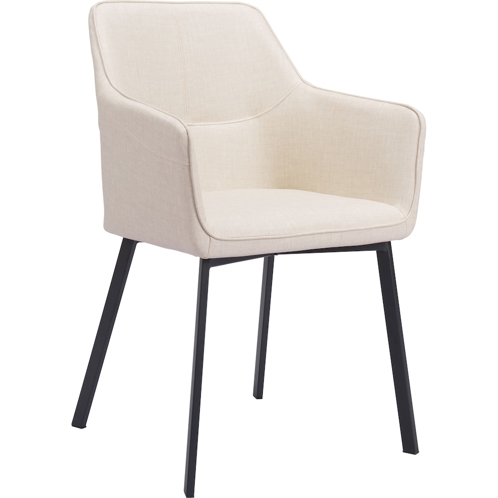 raymond white dining chair   