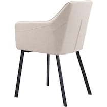 raymond white dining chair   