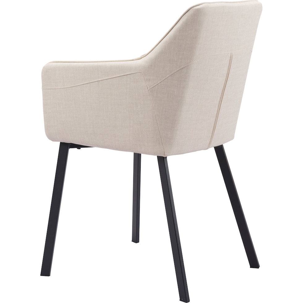 raymond white dining chair   