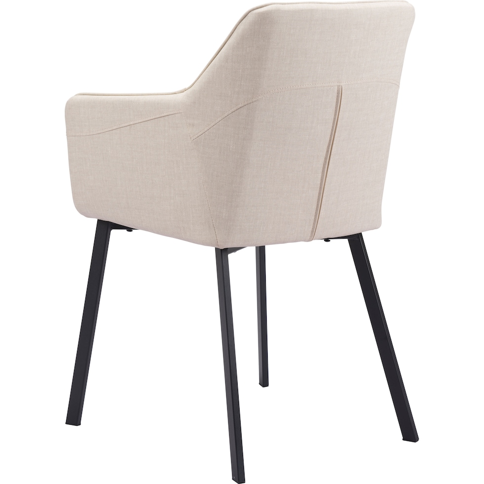 raymond white dining chair   