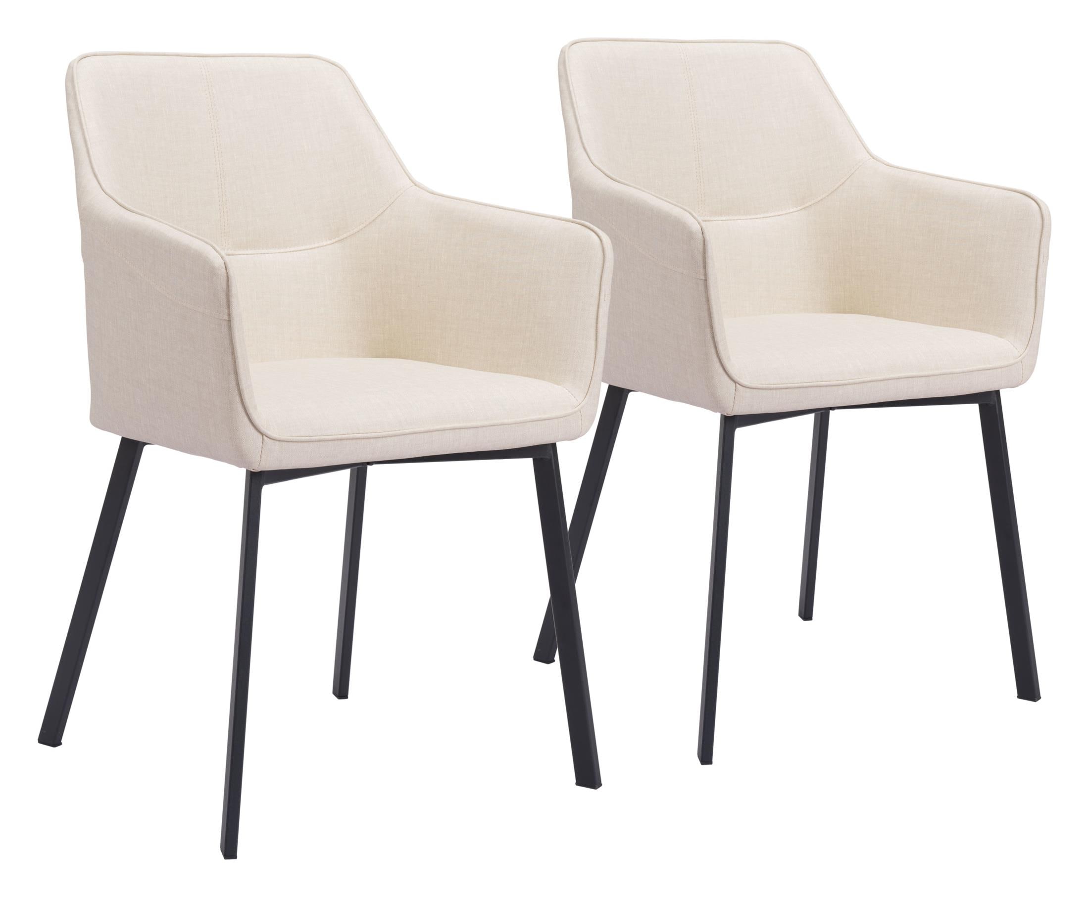 美品　RAY CHAIR Ray Dining Chair - Off White Titanium - Scan Design | Modern
