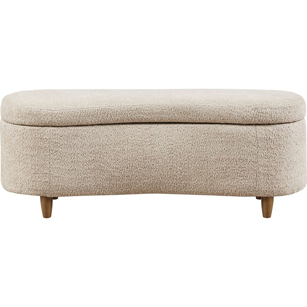 reagan light brown bench   