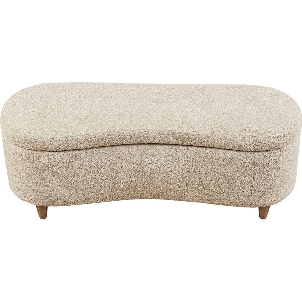 reagan light brown bench   