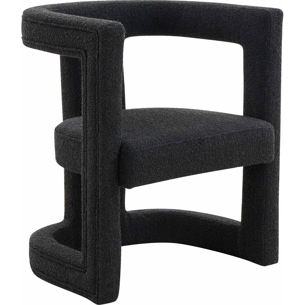 rebecca black accent chair   