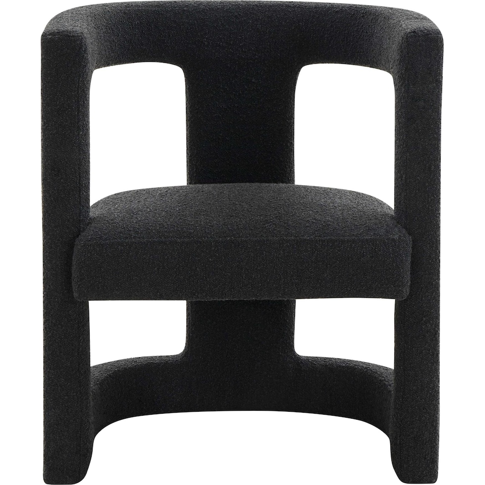 rebecca black accent chair   