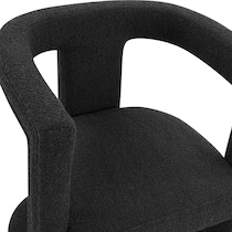 rebecca black accent chair   