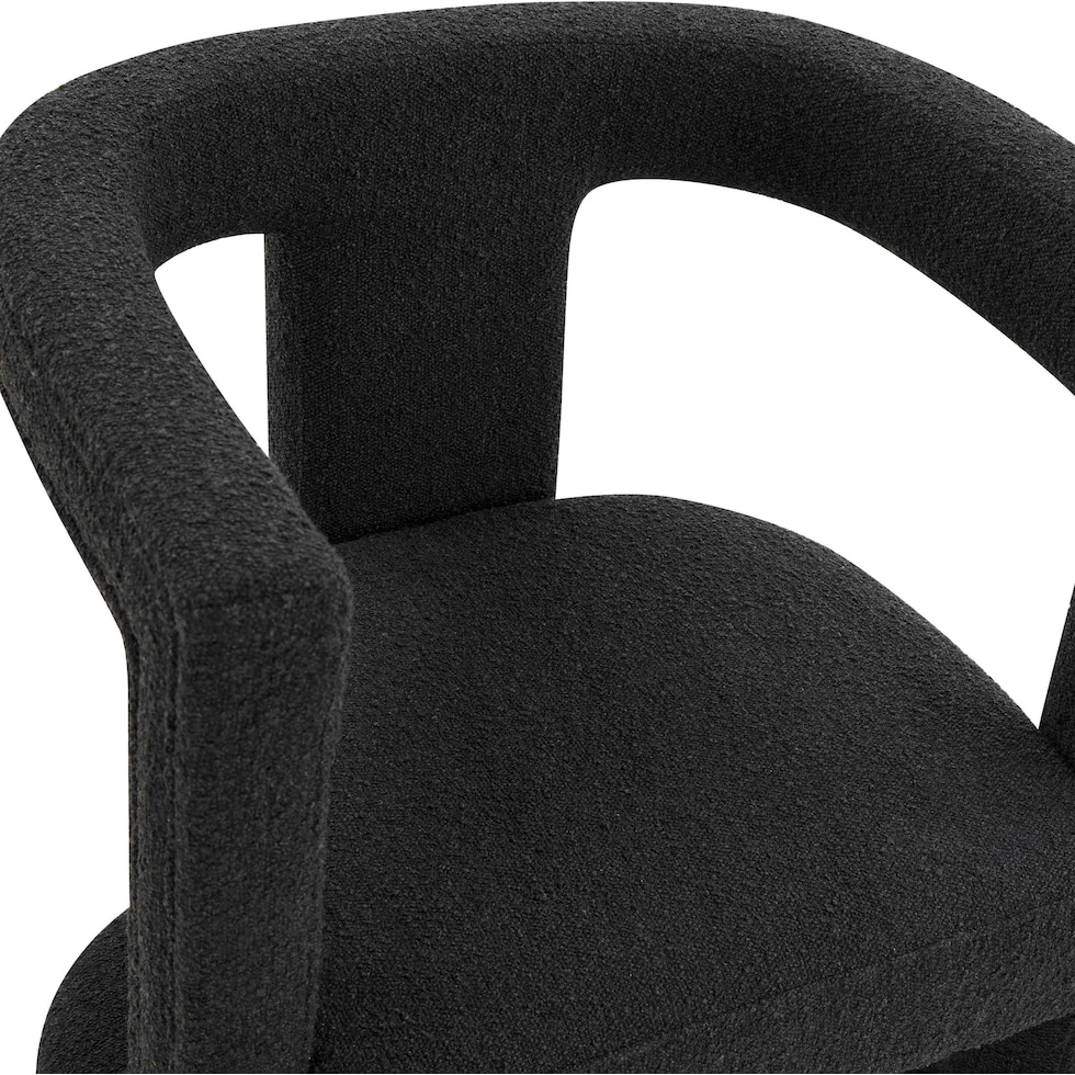 rebecca black accent chair   