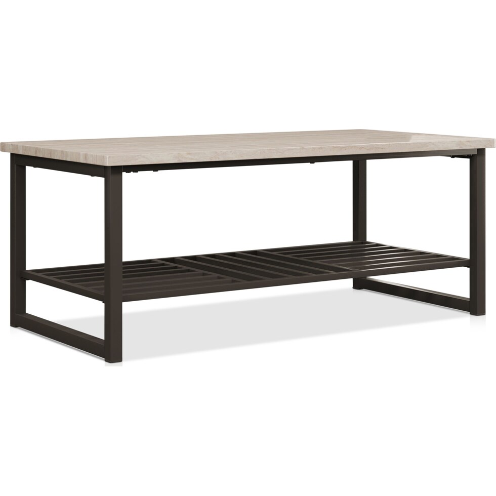 rebel white coffee table   