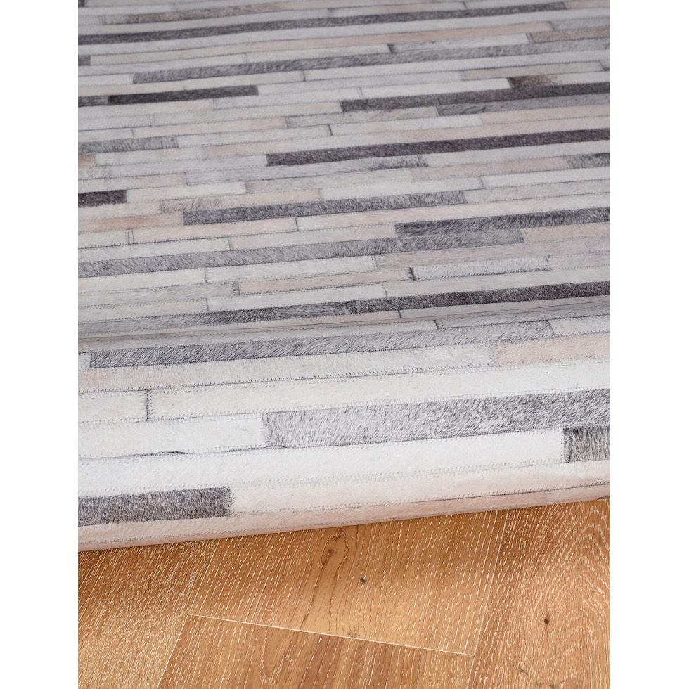 recto gray area rug  x    