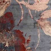 Begonia 5' X 8' Area Rug - Red and Gray