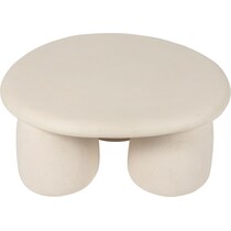 red river white coffee table   