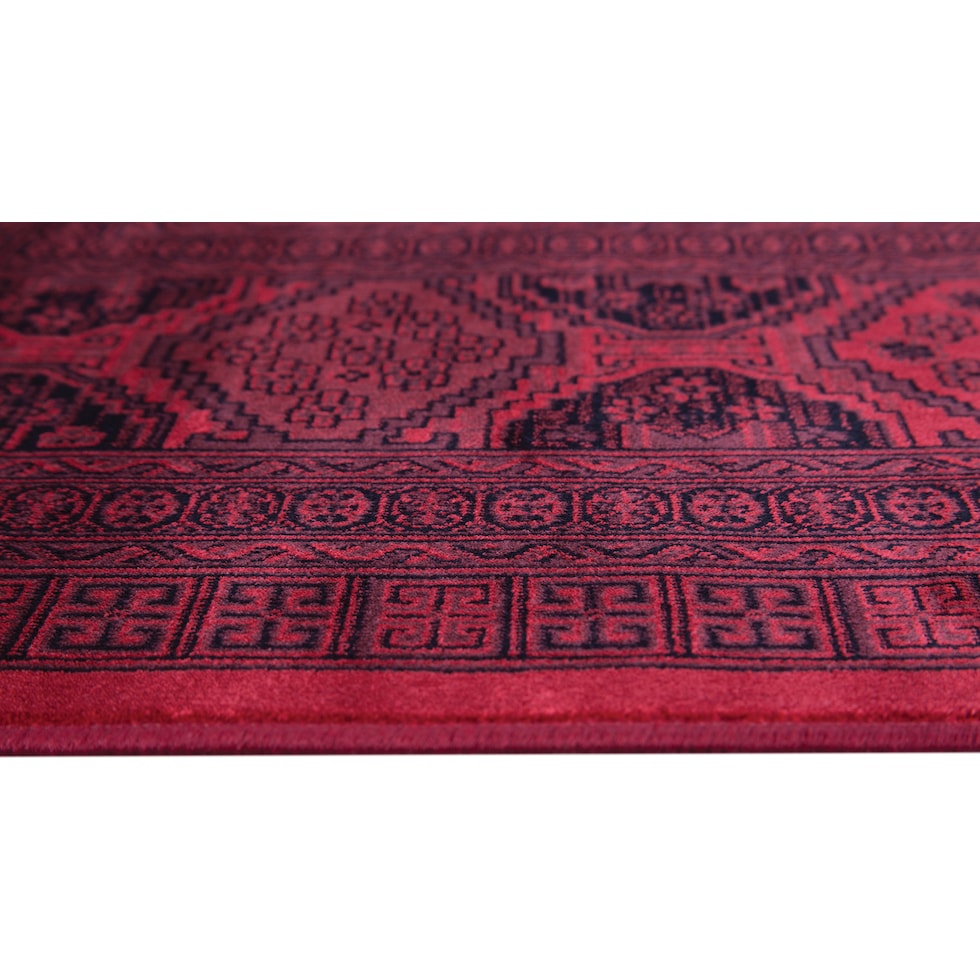 red black rug   