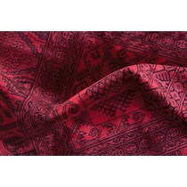 red black rug   