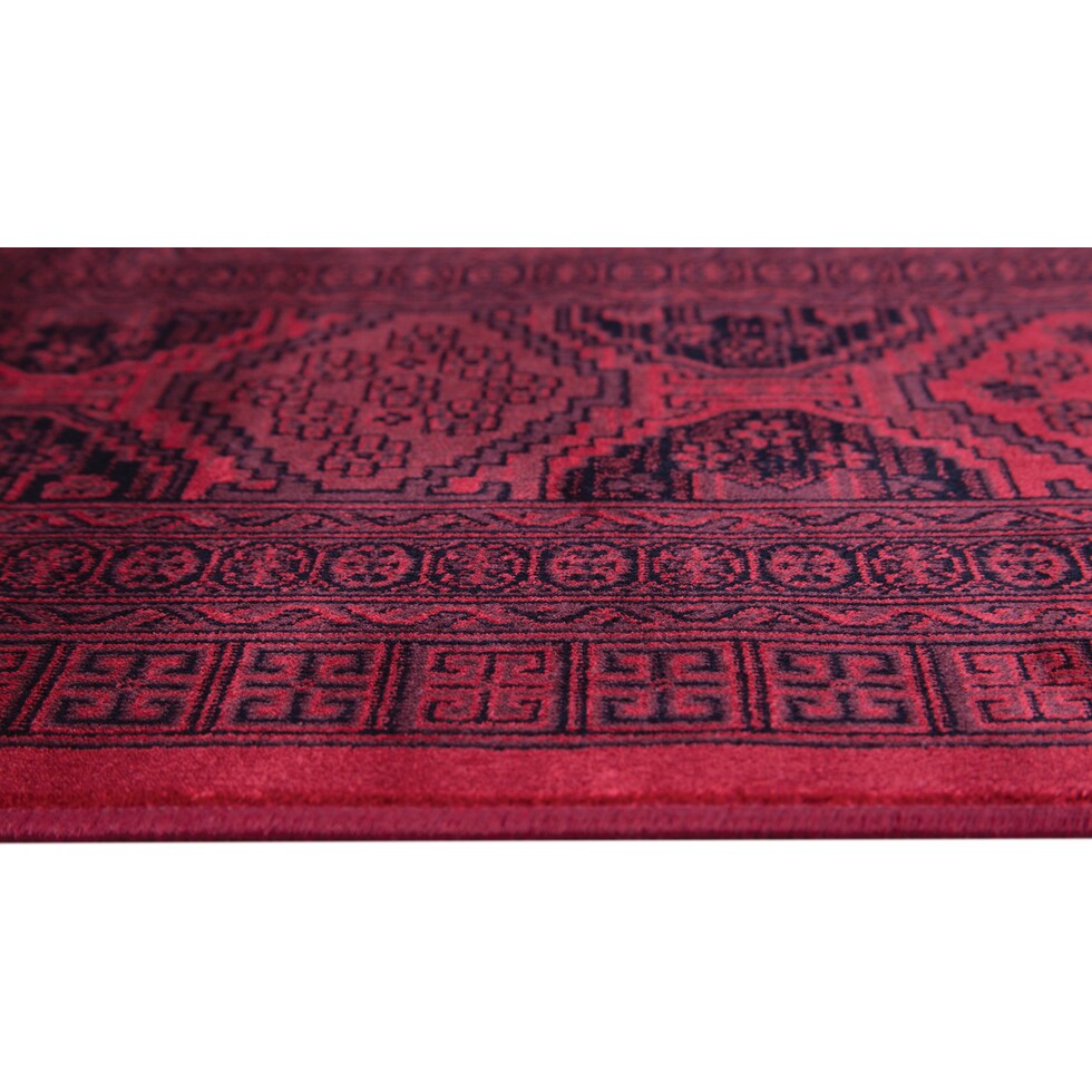 red black rug   