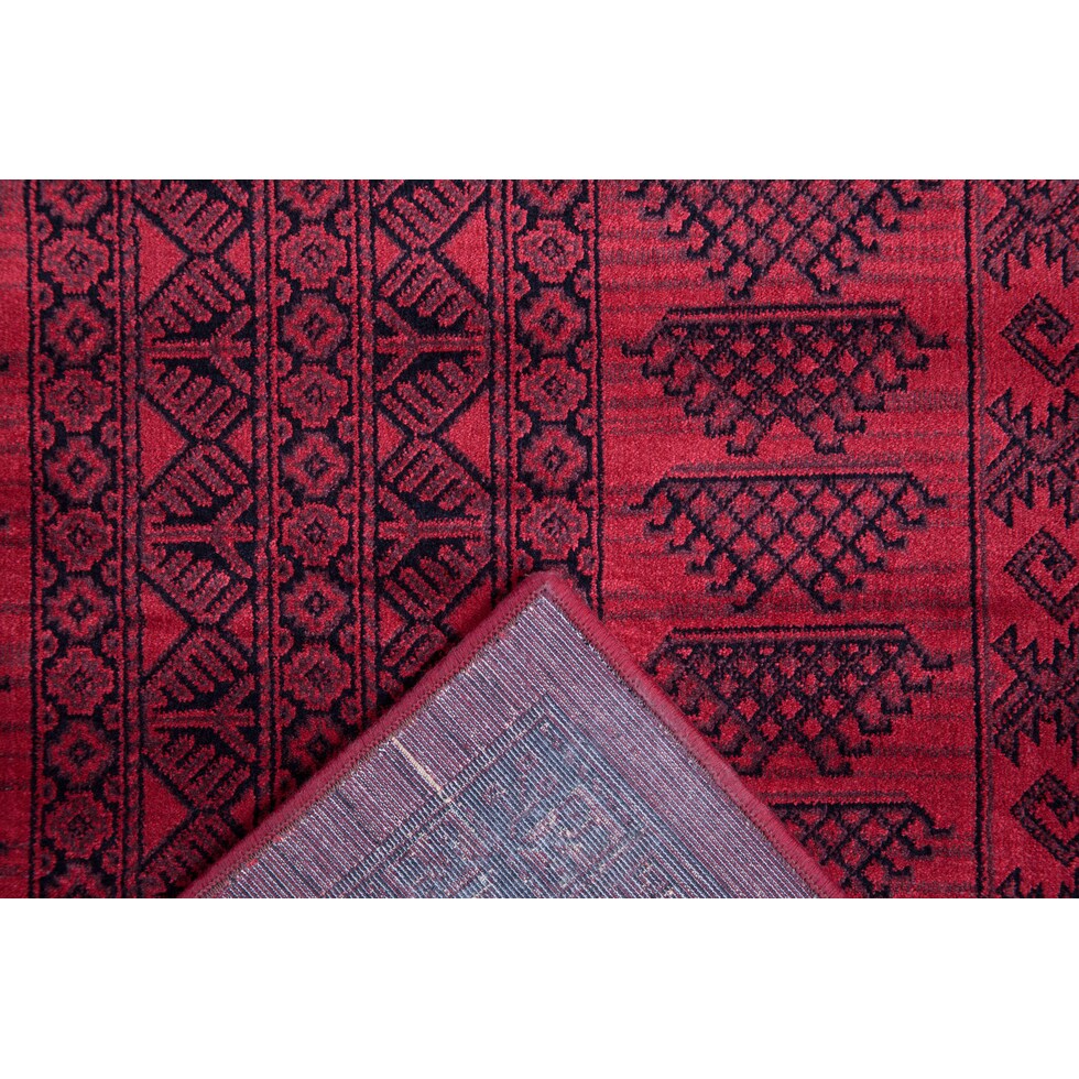 red black rug   