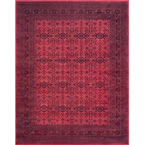 red black rug   