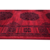 red black rug   