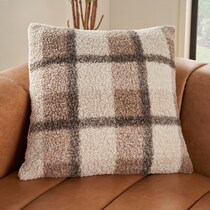 redford light brown accent pillow   