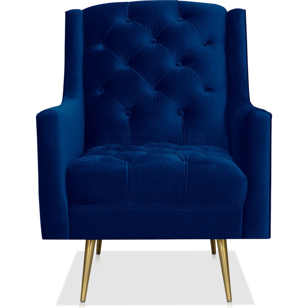 redmond blue accent chair   