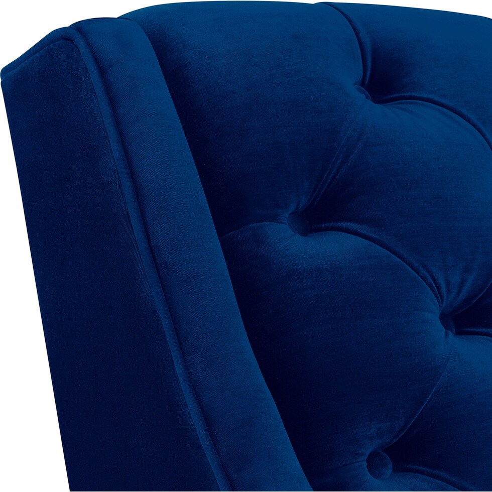 redmond blue accent chair   