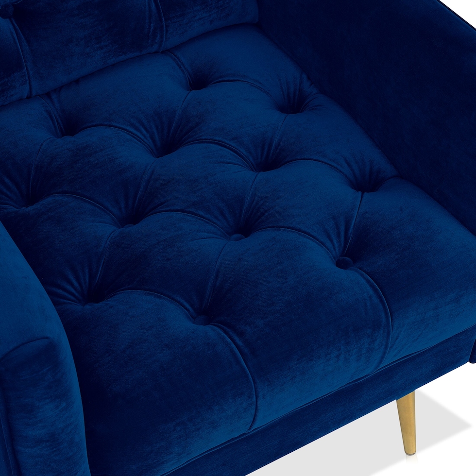 redmond blue accent chair   