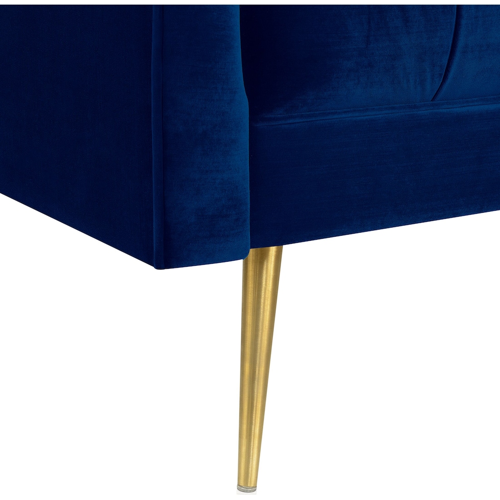 redmond blue accent chair   