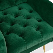 redmond green accent chair   