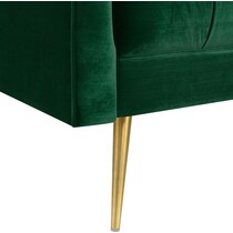 redmond green accent chair   