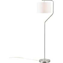 redondo silver floor lamp   