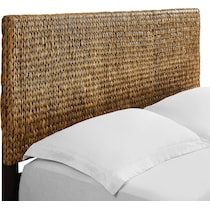 reed light brown queen headboard   