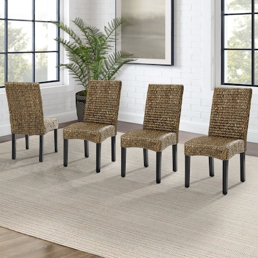 Reed Set of 4 Dining Chairs