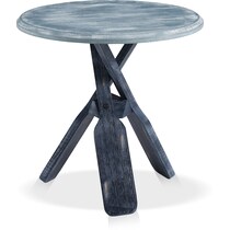 reel gray side table   