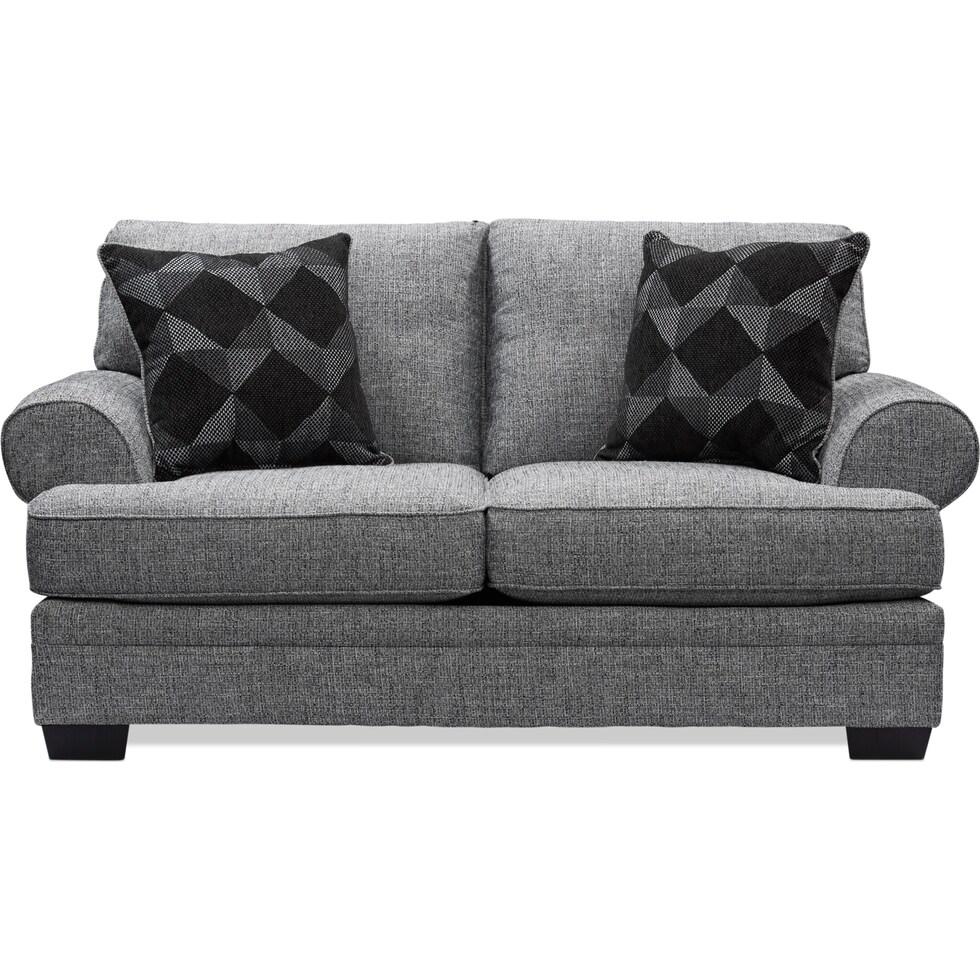 reese gray loveseat   