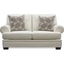 reese white loveseat   