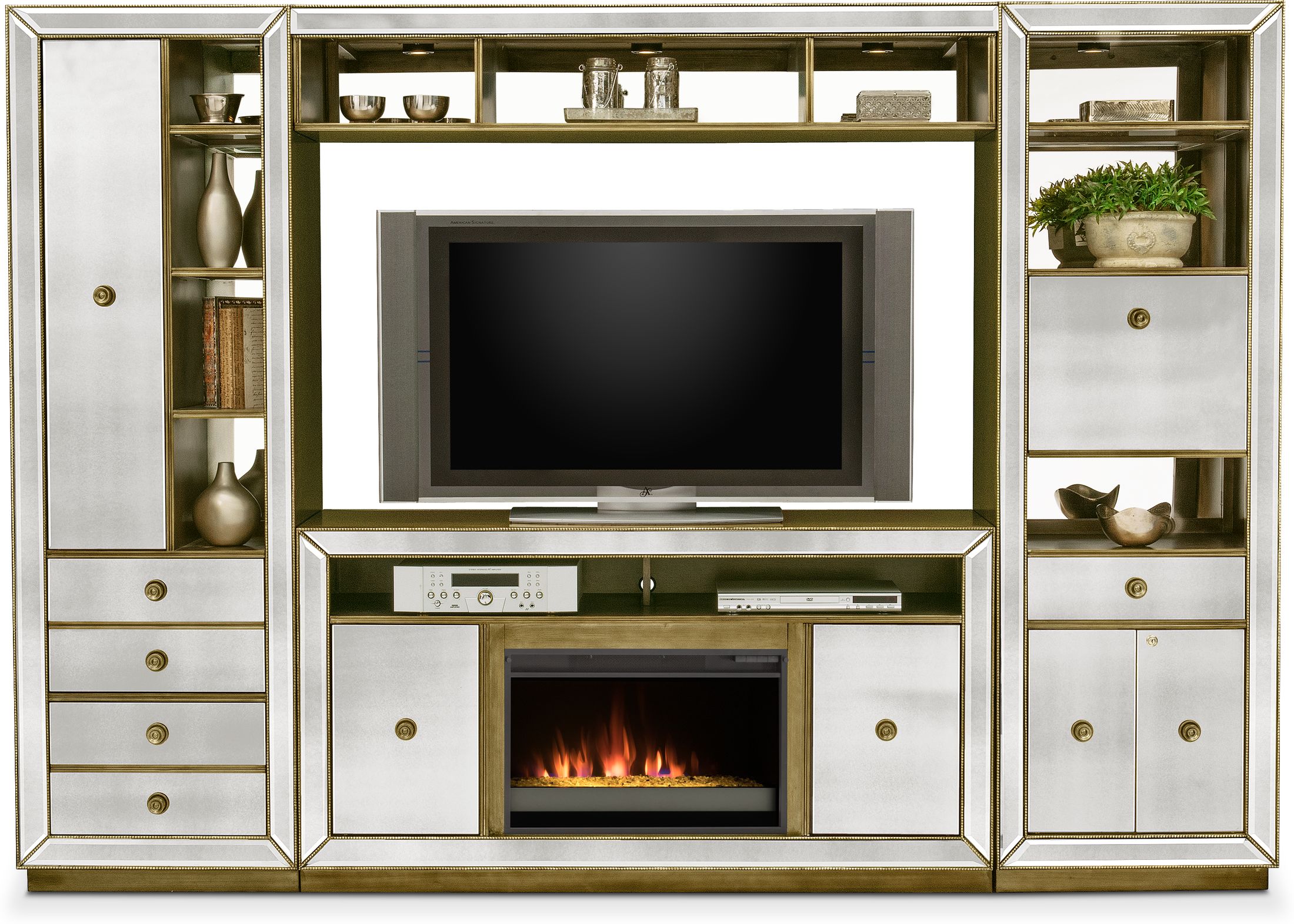 Reflection Fireplace TV Stand Value City Furniture