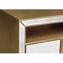 reflection entertainment silver fireplace tv stand   