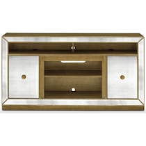 reflection entertainment silver tv console   