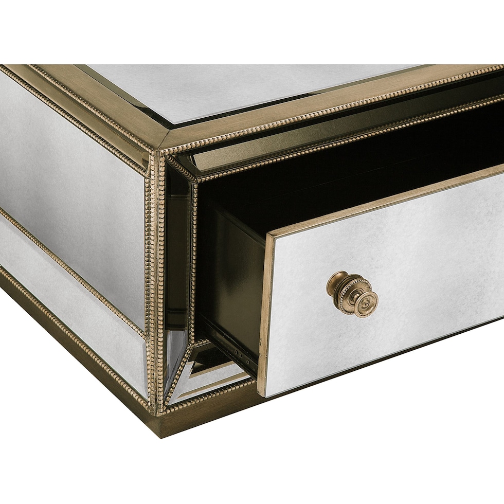 reflection silver coffee table   