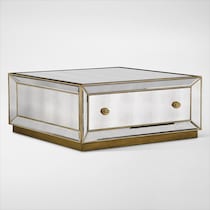 reflection silver coffee table   