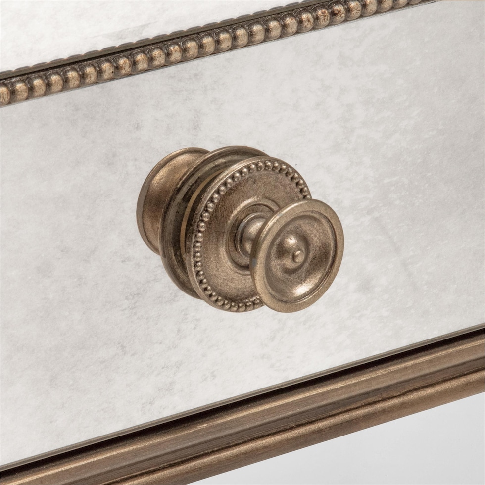 reflection silver console table   