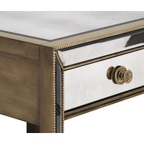 reflection silver end table   