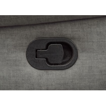 regis gray glider recliner   