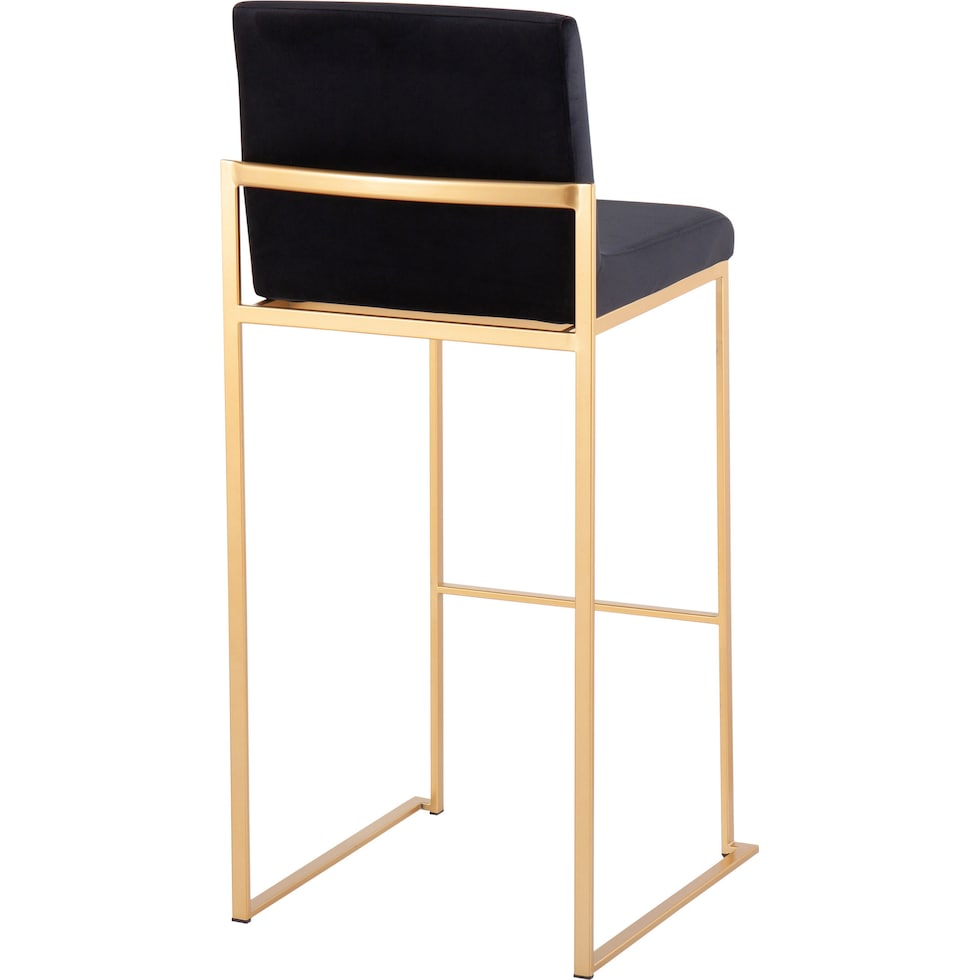 reine black bar stool   