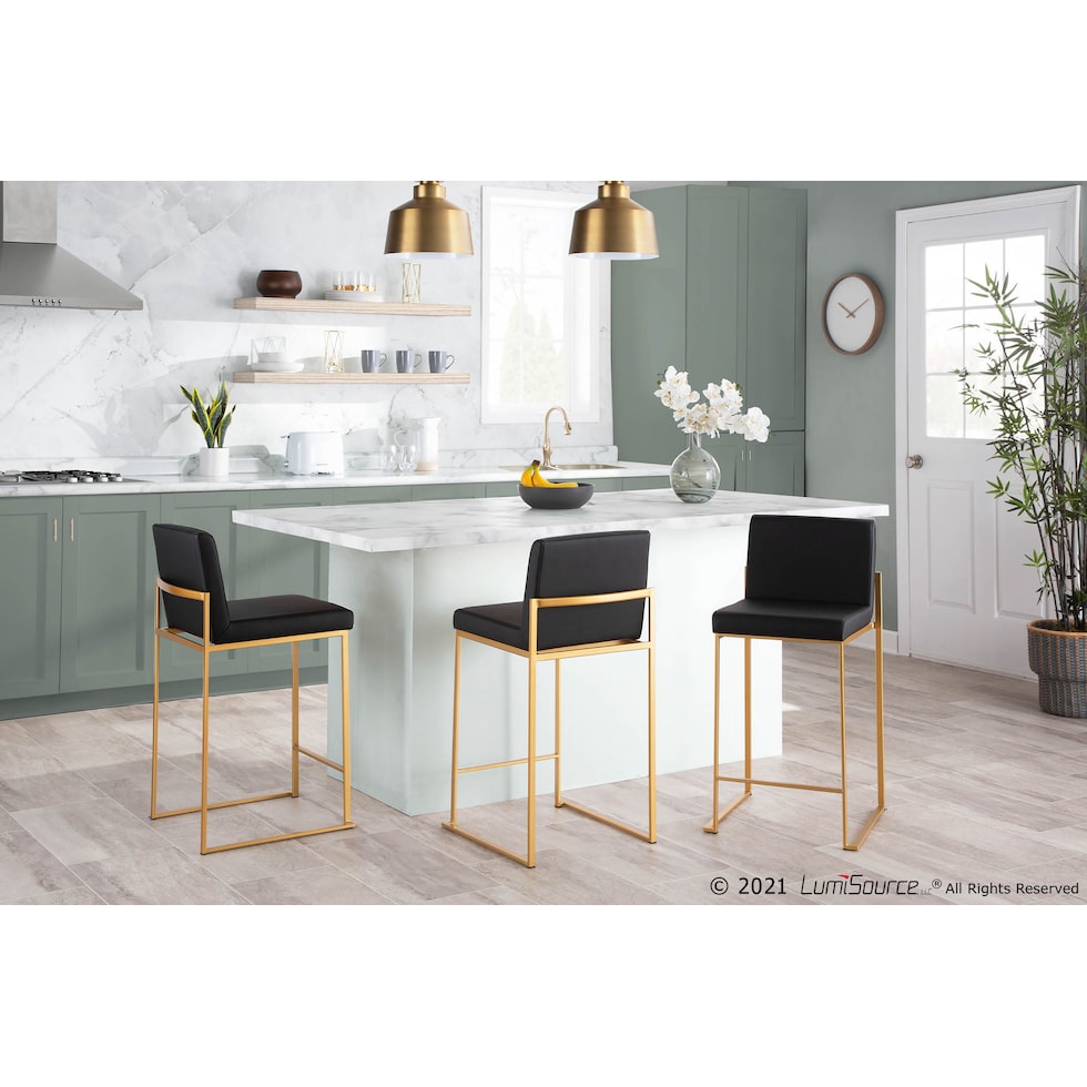reine black counter height stool   