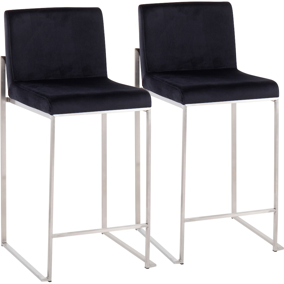 reine black counter height stool   
