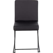 reine black dining chair   